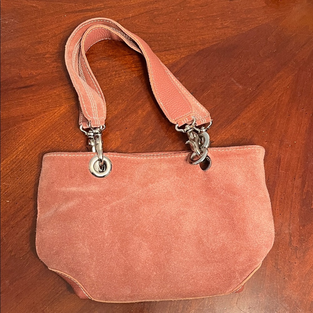 Ombu Pink Suede Women's Bag